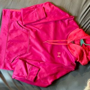 women’s hot pink underwear sweatshirt size medium
